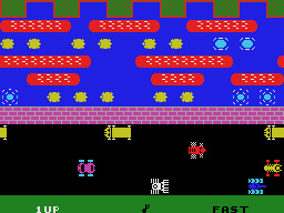 Frogger title screen for Colecovision